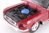 1967 Ford Mustang GT-500 Hard Top, Red & Gray, Showcasts 37260 - 1/24 Scale Set of 4 Model Toy Cars