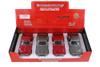 1967 Ford Mustang GT-500 Hard Top, Red & Gray, Showcasts 37260 - 1/24 Scale Set of 4 Model Toy Cars