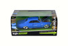 1966 Chevy Chevelle SS 396 Hardtop, Blue w/Black Hood - Maisto 38333BU - 1/24 Scale Diecast Toy Car