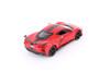 2020 Chevy Corvette Stingray Coupe, Red w/Black Stripes - Showcasts 38534R - 1/24 Scale Model Car