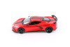 2020 Chevy Corvette Stingray Coupe, Red w/Black Stripes - Showcasts 38534R - 1/24 Scale Model Car