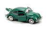 1966 Volkswagen Beetle Hardtop, Green - Showcasts 77223GN - 1/24 Scale Diecast Model Toy Car