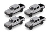 2021 Jeep Gladiator Overland (Closed Top) Pickup Truck, Showcasts 71365D - 1/27 Scale Set of 4 Cars