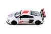 Audi R8 LMS, White - Showcasts 68262W - 1/24 Scale Diecast Model Toy Car