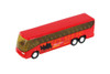 Big Coach Bus, Red - Showcasts 9803DBG - 6 Inch Scale Set of 12 Diecast Model Toy Buses