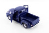 1956 Ford F-100 Pickup Truck, Dark Blue - Showcasts 77235BUD - 1/25 Scale Diecast Model Toy Car