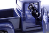 1956 Ford F-100 Pickup Truck, Dark Blue - Showcasts 77235BUD - 1/25 Scale Diecast Model Toy Car