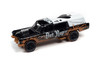Custom Haulin' Hearse, Gloss Black w/Mud - Johnny Lightning JLSF024/48A - 1/64 Scale Model Toy Car