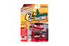 1986 Ford Thunderbird Stock Car, Red w/White - Johnny Lightning JLSF024/48A - 1/64 Scale Model Car