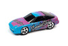 1990 Nissan 240SX Smoke Show Graphics, Blue w/Purple, Johnny Lightning JLSF024/48A - 1/64 Scale Car