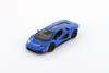 Lamborghini Countach LPI 800-4 Hardtop, Blue - Kinsmart 5437D - 1/38 Scale Diecast Model Toy Car