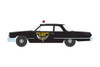 Ohio State Highway Patrol 1963 Chevy Biscayne, Black - Greenlight 43010A - 1/64 Scale Diecast Car