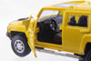 Hummer H3, Yellow - Showcasts 67401D - 1/43 Scale Diecast Model Toy Car
