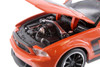 2012 Ford Mustang Boss 302 Hardtop, Orange - Showcasts 37269 - 1/24 Scale Diecast Model Toy Car