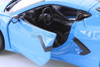 2020 Blue Chevy Corvette Stingray Coupe Z51 Hardtop - Showcasts 37527 - 1/24 Scale Diecast Toy Car