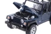 Jeep Wrangler Rubicon Convertible, Blue - Showcasts 37245 - 1/24 Scale Set of 4 Diecast Model Cars