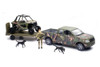 Polaris RZR w/ Wildlife Hunter Camo Pickup, Green Camouflage - New Ray SS-76456 - Diecast Car