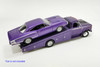 1970 Dodge D-300 Ramp Truck, Plum Purple - Acme A1801913 - 1/18 Scale Diecast Model Toy Car