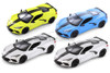 2020 Chevy Corvette Stingray Coupe Z51, Asstd Colors - Showcasts 37527/3 - 1/24 Scale Set of 4 Cars