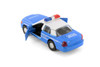 NYC Police Car, White/Black/Blue - Showcasts 9985DNY/3 - 5" Scale Set of 12 Diecast Model Toy Cars