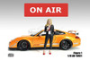 On Air Figure 1, Show Interviewer, Black - Showcasts AD-18401 - 1/18 Scale Diorama Figurine