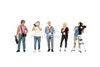 On Air Figure 3, Camera Guy 2, White /Blue - Showcasts AD-18403 - 1/18 Scale Diorama Figurine