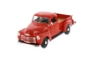 1950 Chevy 3100 Pickup Truck, Red & Black, Showcasts 37952 - 1/24 Scale Set of 4 Diecast Model Cars