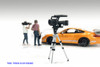 On Air Figure 5, Camera Guy w/Accessory, Blue /Green - Showcasts AD-24405 - 1/24 Scale Figurine