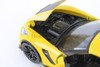 2015 Chevy Corvette Z06 Hardtop, Blue & Yellow - Showcasts 37133 - 1/24 Scale Set of 4 Diecast Cars