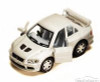 Funny Collection Mitsubishi Lancer, Silver - Kinsmart 4008 - 3.75 Inch Scale Diecast Model Replica