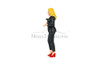 On Air Figure 1, Show Interviewer, Black - Showcasts AD-24401 - 1/24 Scale Diorama Figurine