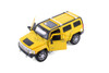 Hummer H3, Yellow - Showcasts 68240YL - 1/24 Scale Diecast Model Toy Car
