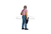 On Air Figure 4, Sound Guy, Pink /Blue - Showcasts AD-18404 - 1/18 Scale Diorama Figurine