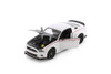 2014 Ford Mustang Street Racer Hardtop, White w/Black Hood, Showcasts 38506W - 1/24 Scale Model Car