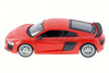 Audi R8 Plus Hard Top, Gray & Red - Showcasts 37513 - 1/24 Scale Set of 4 Diecast Model Toy Cars