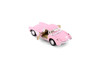 1957 Chevy Corvette Hard Top, Pink - Kinsmart 5316DPK - 1/34 Scale Set of 12 Diecast Model Toy Cars