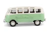 Volkswagen Van "Samba", Green & Red - Showcasts 37956 - 1/25 Scale Set of 4 Diecast Model Toy Cars