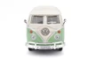 Volkswagen Van "Samba", Green & Red - Showcasts 37956 - 1/25 Scale Set of 4 Diecast Model Toy Cars