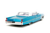 1963 Cadillac w/Display Base, Blue-White Gradient - Jada Toys 34897 - 1/24 Scale Diecast Model Car