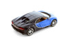 Bugatti Chiron, Black, Red, Blue - Showcasts 37524/14 - 1/24 Scale Set of 4 Diecast Model Toy Cars