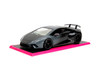 Lamborghini Huracan Perfomante w/Display Base, Gray-Black Gradient, Jada Toys 34895, 1/24 Scale Car