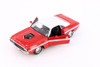1970 Dodge Challenger R/T Coupe Soft Top, Red - Showcasts 38263R - 1/24 Scale Diecast Model Toy Car