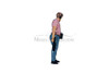 On Air Figure 4, Sound Guy, Pink /Blue - Showcasts AD-24404 - 1/24 Scale Diorama Figurine
