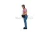 On Air Figure 4, Sound Guy, Pink /Blue - Showcasts AD-24404 - 1/24 Scale Diorama Figurine
