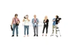 On Air Figure 4, Sound Guy, Pink /Blue - Showcasts AD-24404 - 1/24 Scale Diorama Figurine