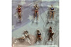 Patriot Girls Figure Set, Multi- American Diorama 76498MJ - 1/64 scale Figurine - Diorama Accessory