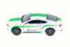 2012 Bentley Continental GT Speed with Decals Hard Top, White w/ Green - Kinsmart 5369DF - 1/38 Scale Diecast Model Toy Car