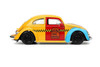 1959 Volkswagen Beetle Taxi w/Oscar the Grouch Figurine, Yellow - Jada Toys 32801 - 1/24 Scale Car