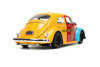 1959 Volkswagen Beetle Taxi w/Oscar the Grouch Figurine, Yellow - Jada Toys 32801 - 1/24 Scale Car
