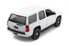 2009 Chevy Tahoe SUV Police Car, White - Welly 22509WEP-FCB - 1/24 Scale Diecast Model Toy Car